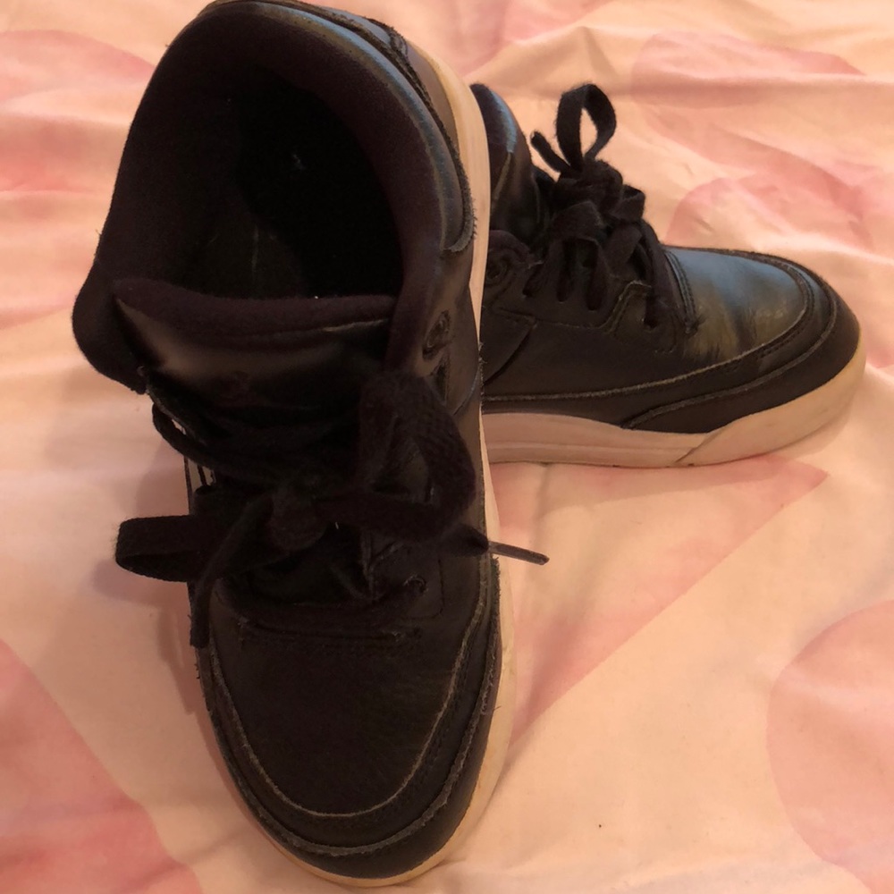 Michael Jordan size 1 black sneakers